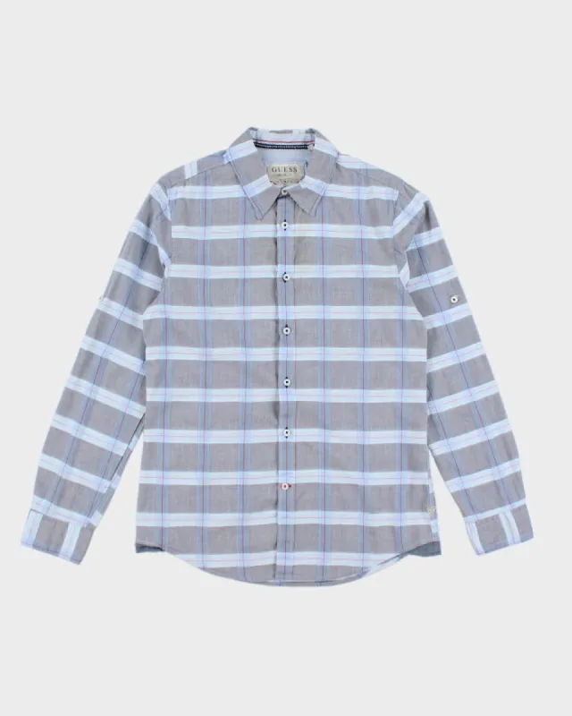 Guess Checked Long Sleeve Shirt - XS sold by Rokit