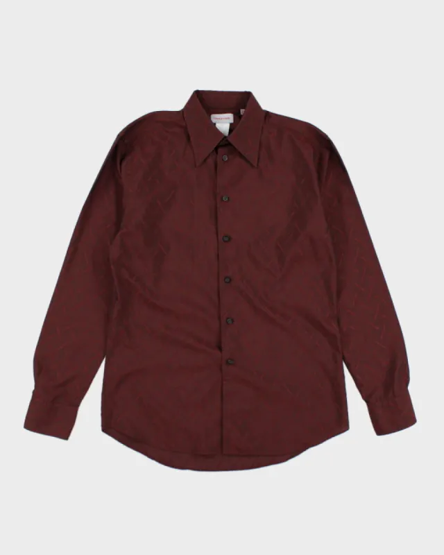 Vintage 2000's Versace Classic Monogram Button Up Shirt - M made by Versace