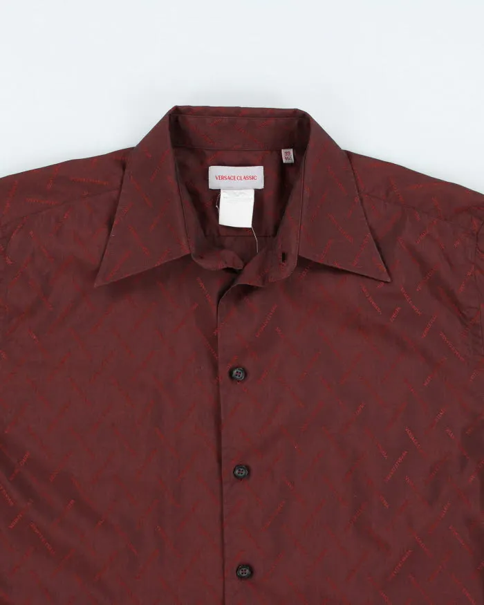 Vintage 2000's Versace Classic Monogram Button Up Shirt - M sold by Rokit product image thumbnail 3