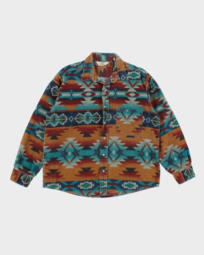 Vintage 90's Redhead Patterned Flannel Shirt - L sold by Rokit