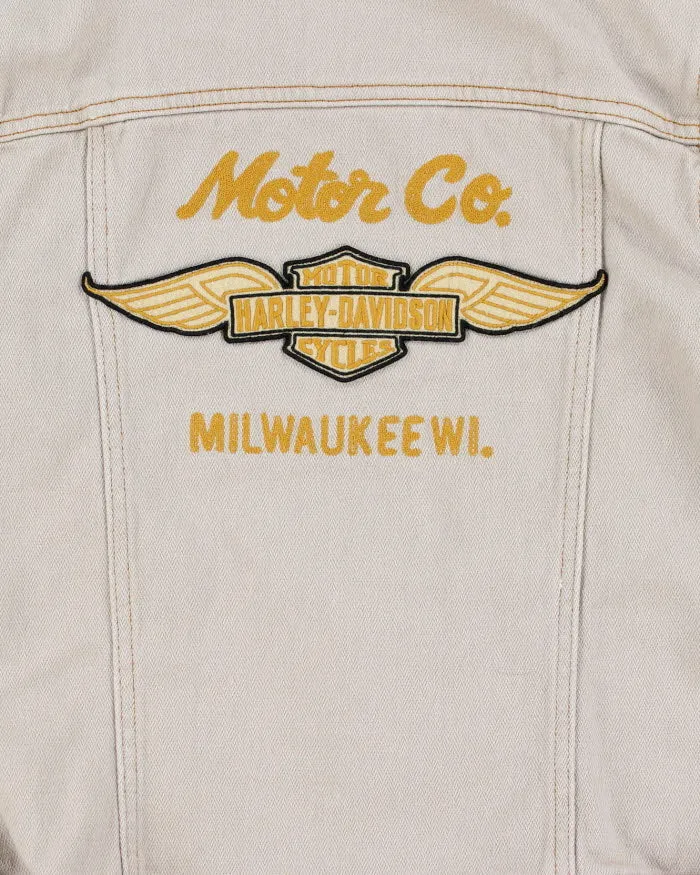 Vintage Y2K Women's Harley Davidson Hooded Jacket - XS sold by Rokit product image thumbnail 5