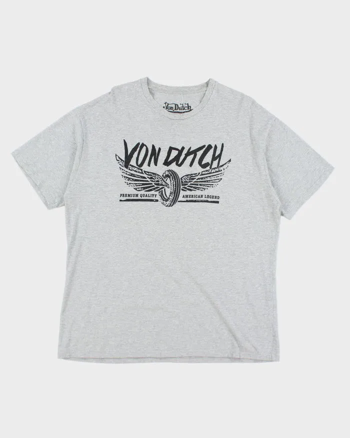 Vintage Y2K Von Dutch Oversized Graphic T-Shirt - XXL sold by Rokit