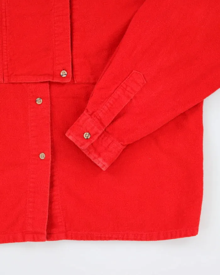 Vintage 90's Eddie Bauer Chest Panel Flannel Shirt - M sold by Rokit product image thumbnail 4