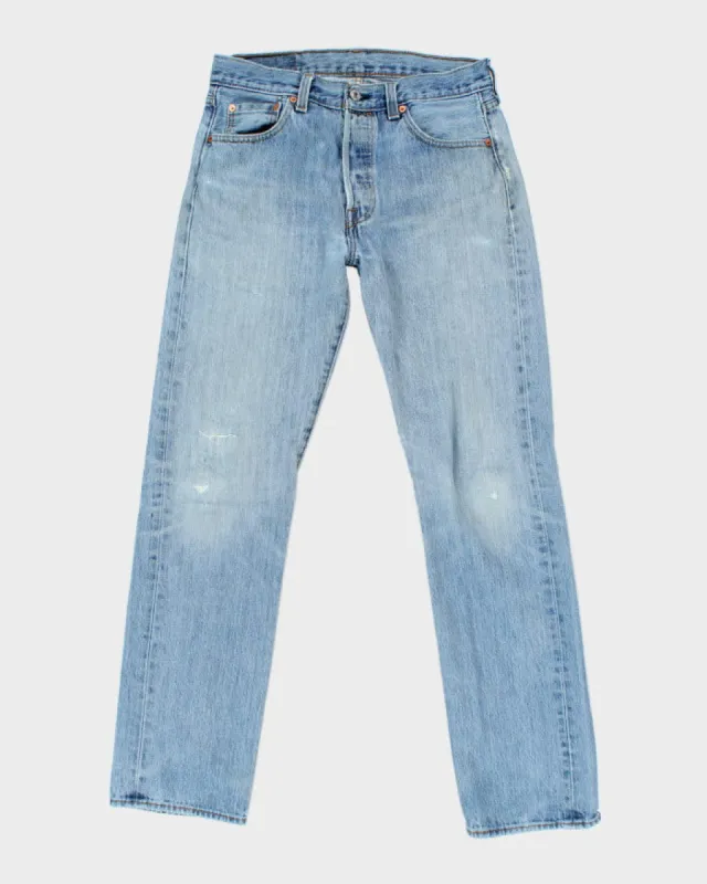 Vintage 90's Levi's 501 Light Wash Jeans - W28 L28 sold by Rokit