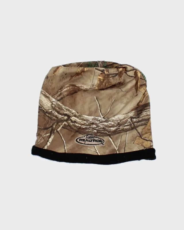 Vintage Y2K Real Tree Camo Reversible Skull Beanie - OS sold by Rokit