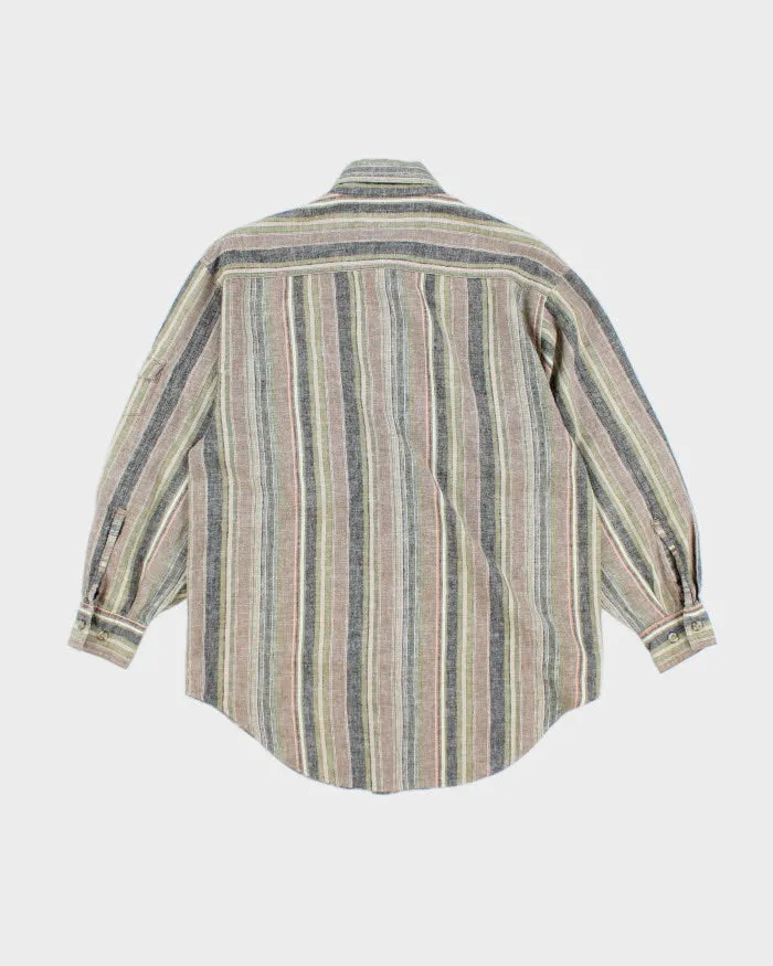 Vintage 90's Australian Collection Striped Button Up Shirt - S sold by Rokit product image thumbnail 2