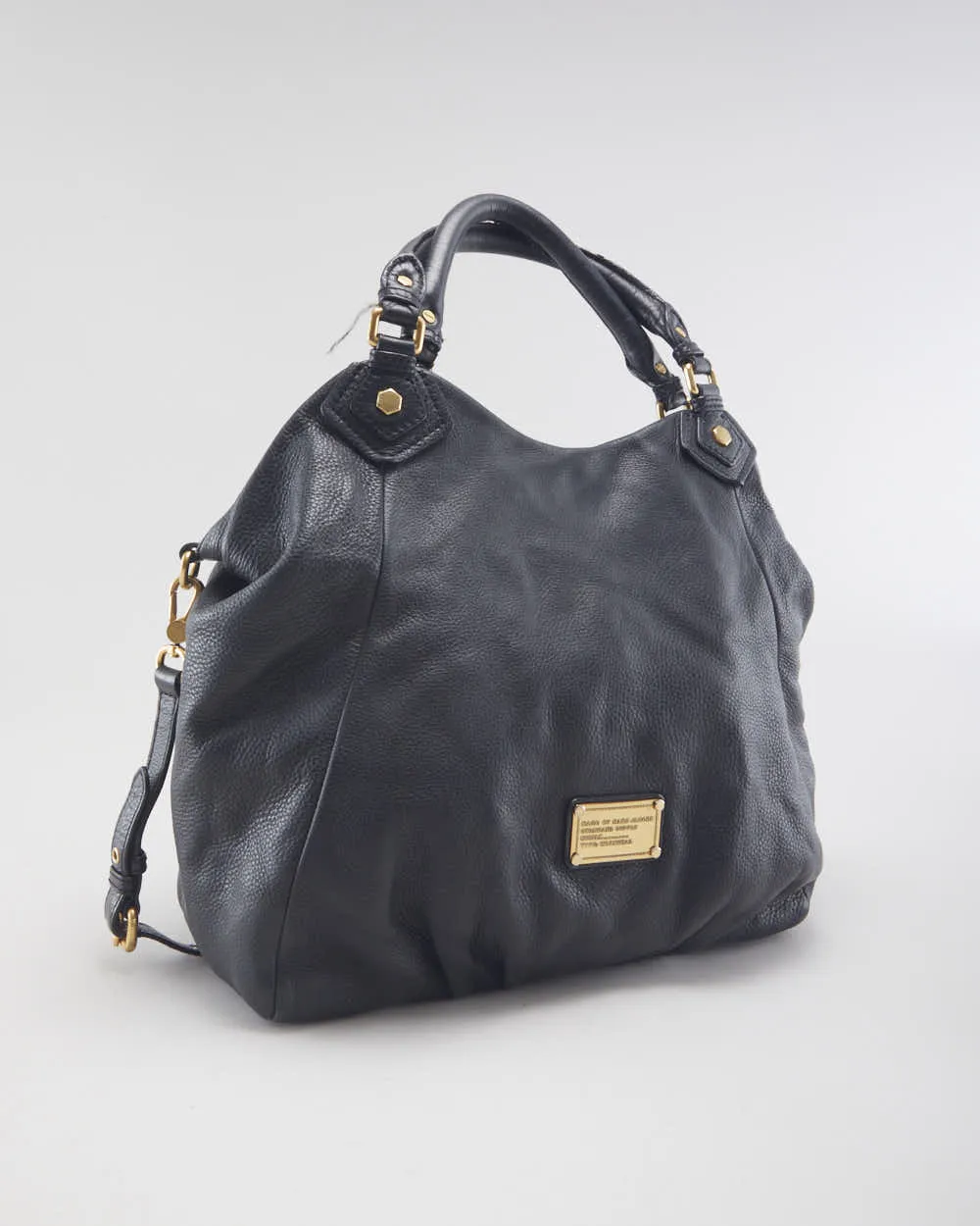 Marc Jacobs Black Leather Shoulder Bag sold by Rokit