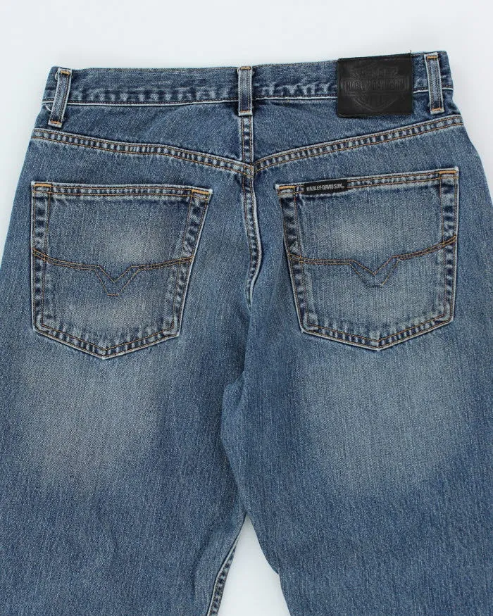 Vintage 2000's Harley Davidson Medium Wash Relaxed Jeans - W32 L28 sold by Rokit product image thumbnail 4