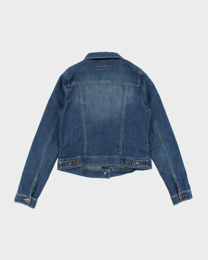Vintage Y2K Women's Calvin Klein Dark Wash Denim Jacket - L sold by Rokit product image thumbnail 2