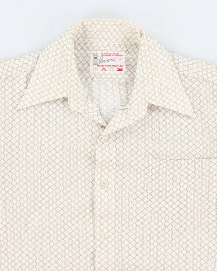 Vintage 70s Pariani Pattern Long Sleeve Shirt - S sold by Rokit product image thumbnail 3