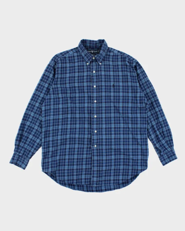 Vintage 90's Ralph Lauren Oversized Flannel Shirt - M sold by Rokit