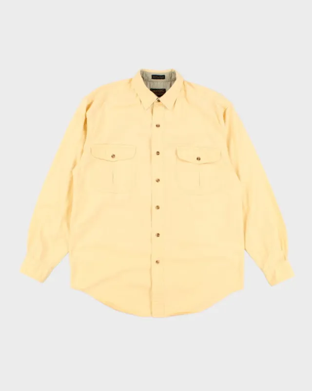 Eddie Bauer Yellow Long Sleeve Shirt - M sold by Rokit