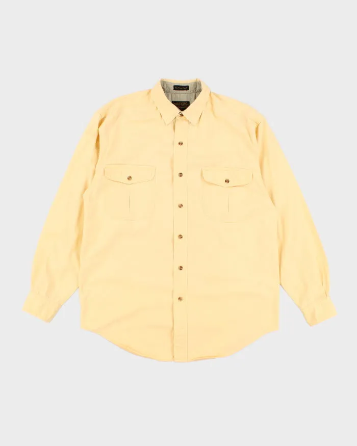 Eddie Bauer Yellow Long Sleeve Shirt - M sold by Rokit