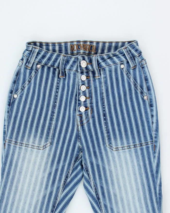 Y2k 00s Rock & Roll Stripe Jeans - W24 L32 sold by Rokit product image thumbnail 3