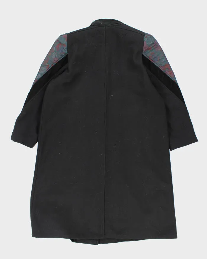 Vintage 80s Black Wool Blend Overcoats - XL sold by Rokit product image thumbnail 2