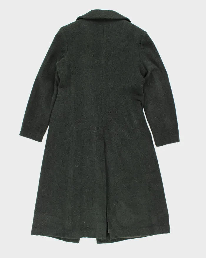 Vintage 90s Forest Green Wool Blend Coat - M sold by Rokit product image thumbnail 2