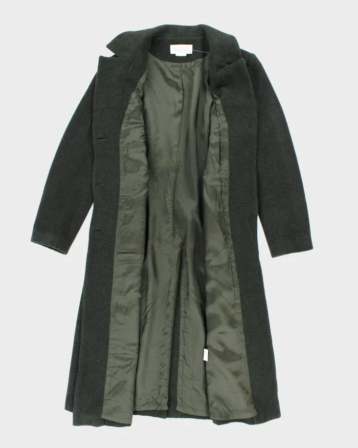Vintage 90s Forest Green Wool Blend Coat - M sold by Rokit product image thumbnail 5