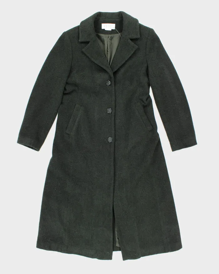 Vintage 90s Forest Green Wool Blend Coat - M sold by Rokit