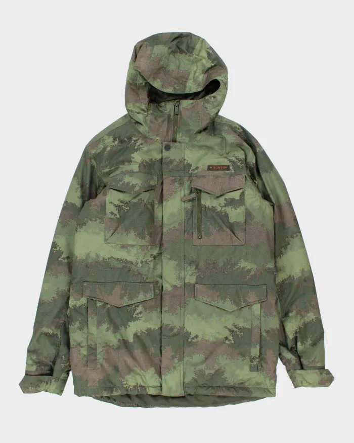 Vintage Y2K Burton Camouflage Technical Hooded Ski Jacket - L sold by Rokit