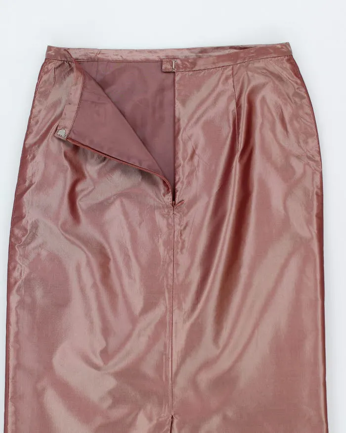 Vintage 90s Iridescent Silk Skirt - S sold by Rokit product image thumbnail 3