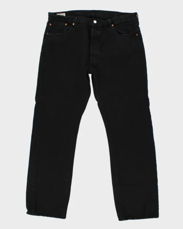 Vintage 90's Levi's 501 Black Dark Wash Jeans - W36 L32 sold by Rokit
