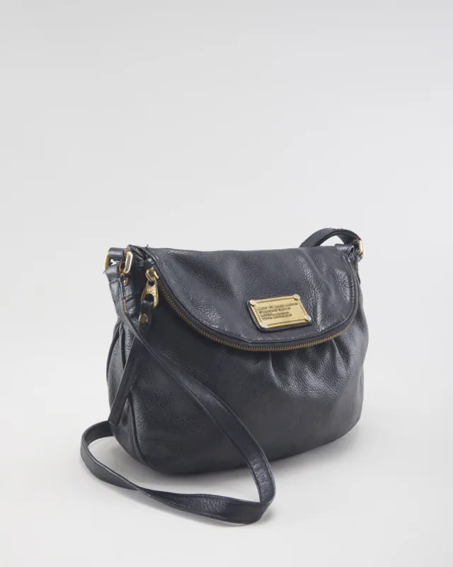 Marc Jacobs Black Leather Cross-body Bag sold by Rokit