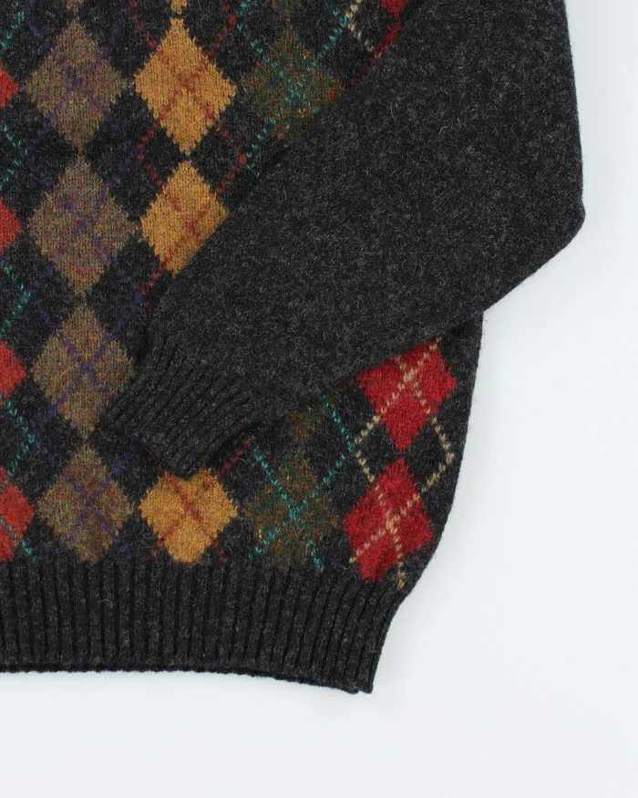 Vintage St Michael Wool Argyle Jumper - S sold by Rokit product image thumbnail 4