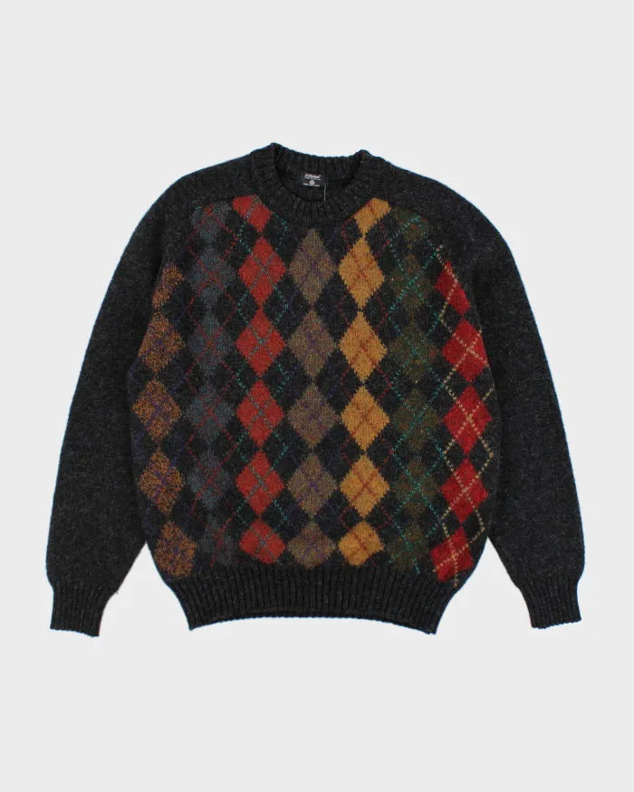 Vintage St Michael Wool Argyle Jumper - S sold by Rokit