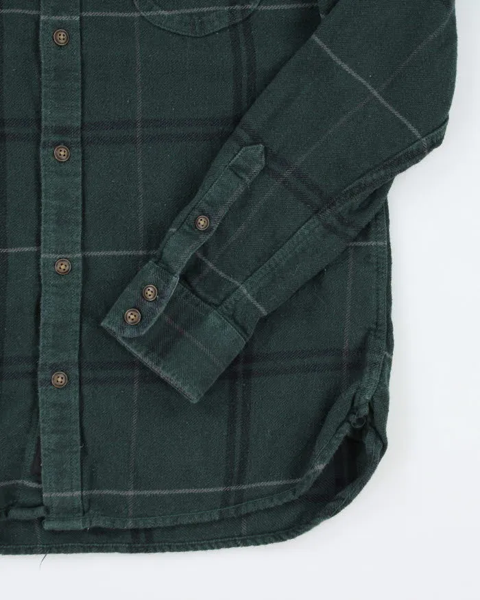 Vintage 2000's Vans Green Plaid Flannel Shirt - S sold by Rokit product image thumbnail 4