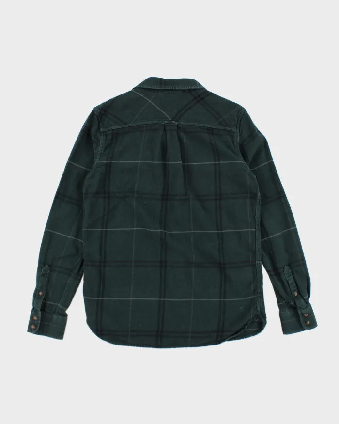 Vintage 2000's Vans Green Plaid Flannel Shirt - S sold by Rokit product image thumbnail 2