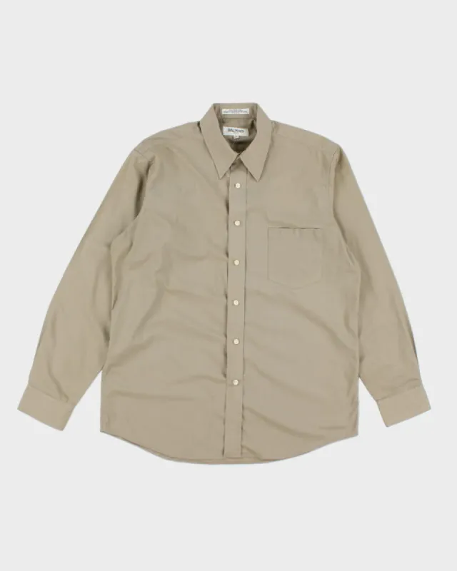 Vintage 2000's Balmain Plain Button Up Shirt - L sold by Rokit
