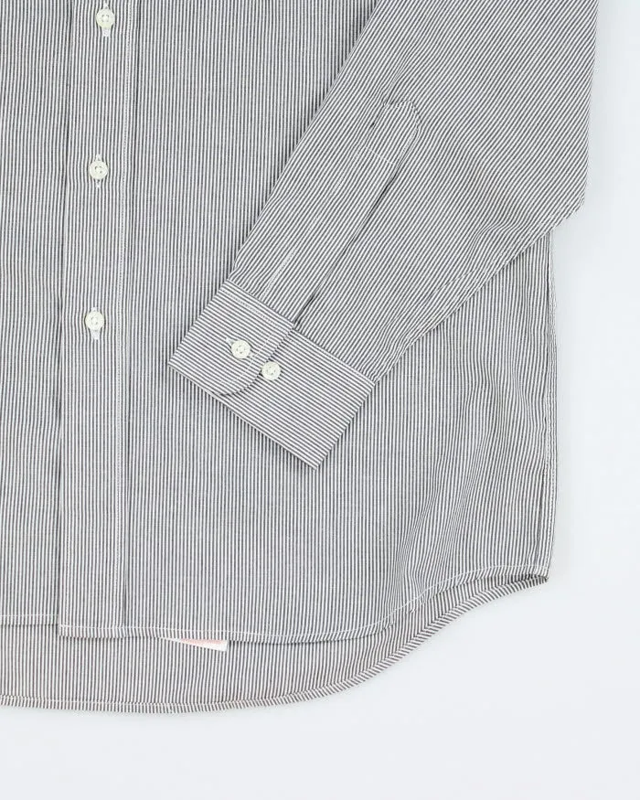 Oscar De La Renta Grandad Collar Stripe Shirt - M sold by Rokit product image thumbnail 4