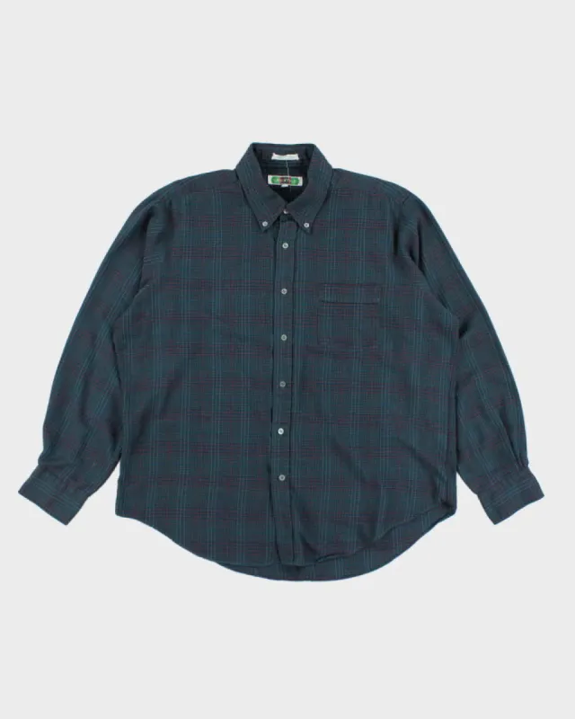 Vintage Lifestyle Checked Long Sleeve Shirt - L sold by Rokit