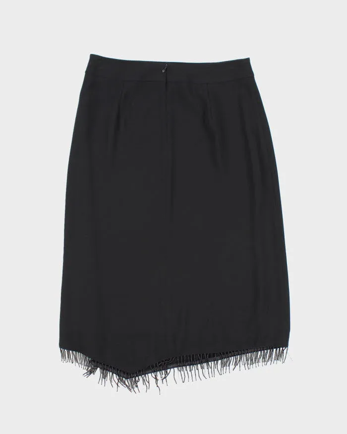 Y2k 00s Black Beaded Skirt - S sold by Rokit product image thumbnail 2