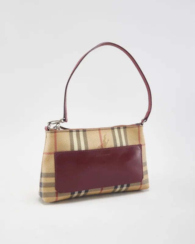 Vintage Burberry Nova Check Mini Handbag sold by Rokit