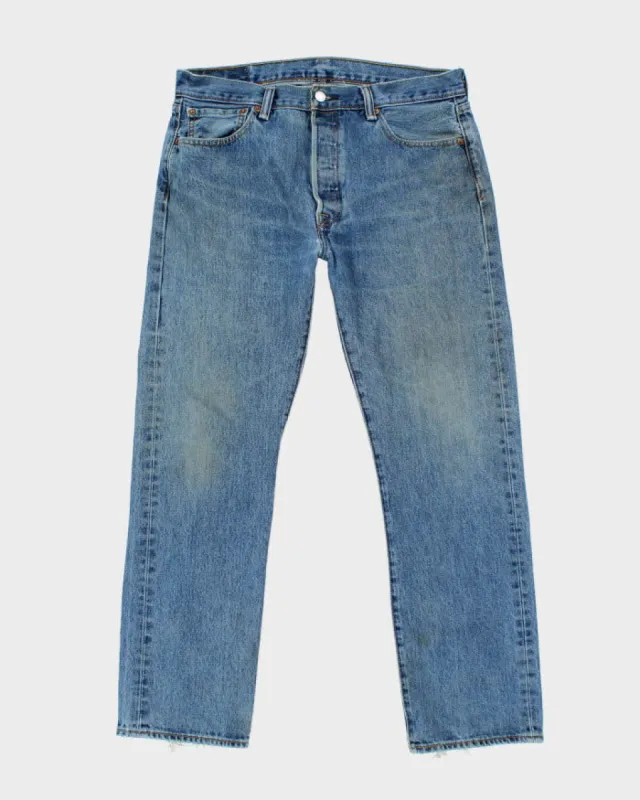 Vintage 90's Levi's 501 Medium Wash Jeans - W34 L28 sold by Rokit