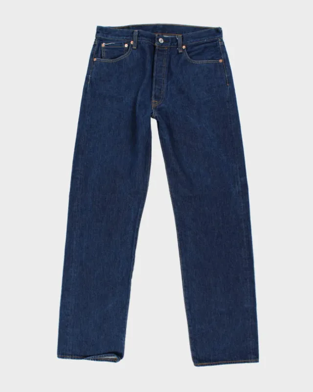 Vintage 90's Levi's 501 Dark Wash Jeans - W32 L31 sold by Rokit