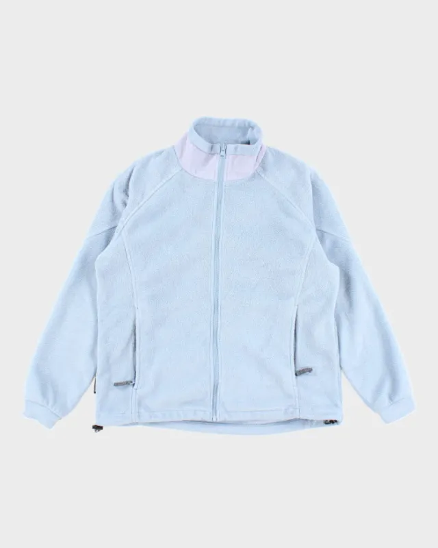Columbia Light Blue Full-zip Fleece - L sold by Rokit