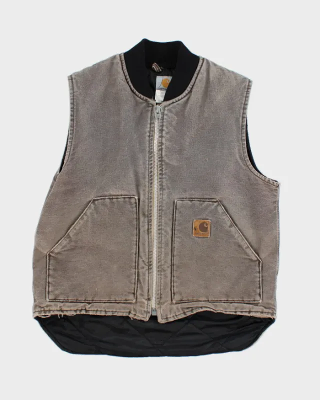 Vintage Carhartt Faded Workwear Gilet - L sold by Rokit