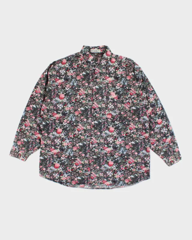 Y2k 00s Le Chateau Floral Shirt - M sold by Rokit