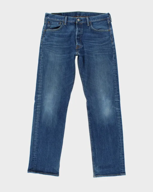 Vintage 90's Levi's 501 Dark Wash Jeans - W32 L30 sold by Rokit