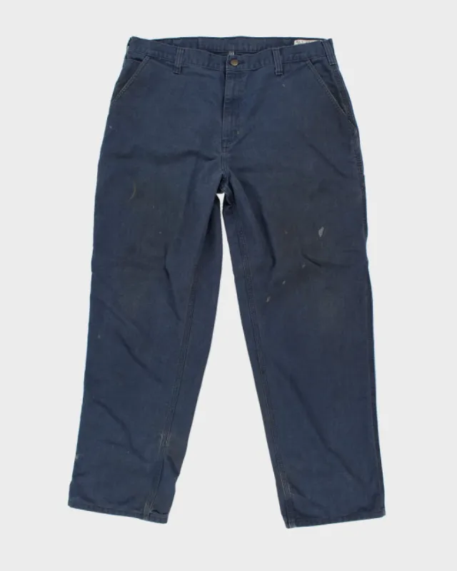 Vintage 2000's Carhartt Single Knee Carpenter Trousers - W40 L32 sold by Rokit