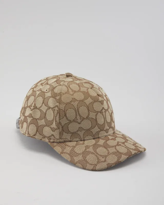 Vintage Y2K Coach Monogram Baseball Cap - OS sold by Rokit
