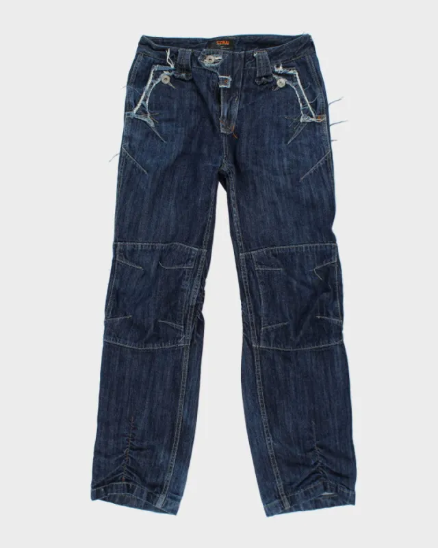 Vintage CNCW Multi Pocket Dark Wash Jeans - W28 L29 sold by Rokit
