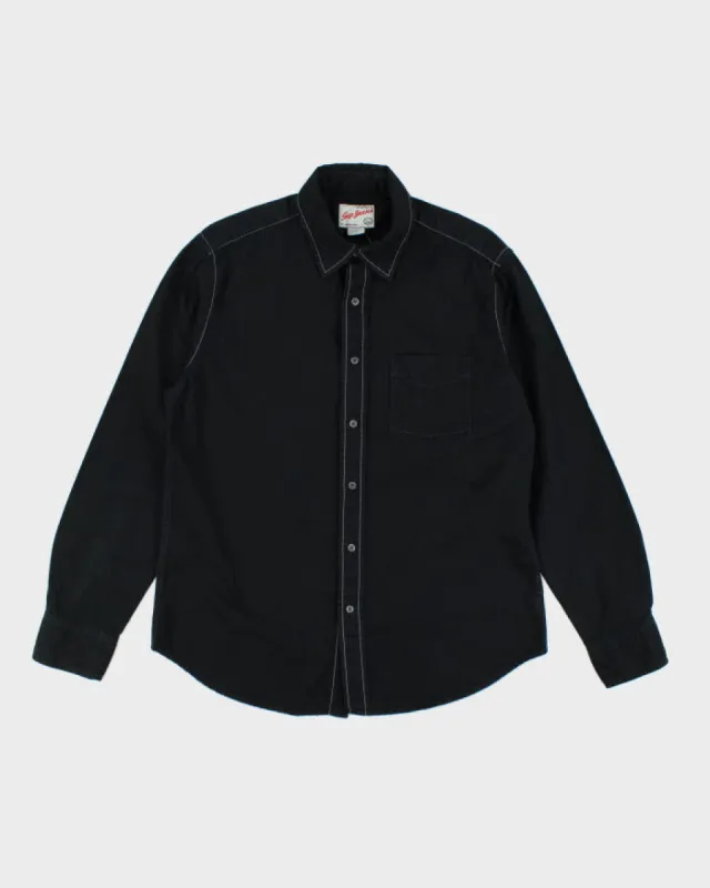 Vintage GAP Jeans Oversized Striped Button Up Shirt - L sold by Rokit