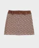 Y2k 00s Morgan De Toi Brown Mini Skirt - S sold by Rokit
