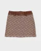 Y2k 00s Morgan De Toi Brown Mini Skirt - S sold by Rokit