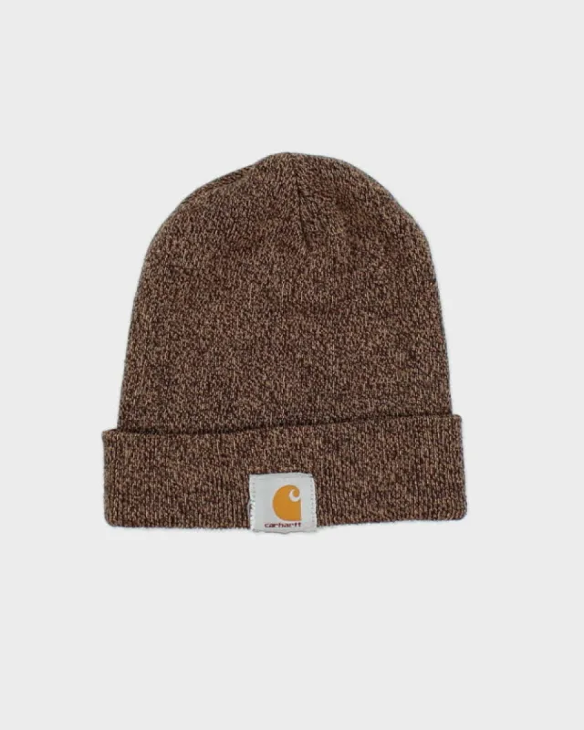 Vintage 2000's Speckled Brown Beanie - OS sold by Rokit