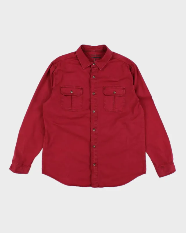 Wind River Red Long Sleeve Shirt - L sold by Rokit
