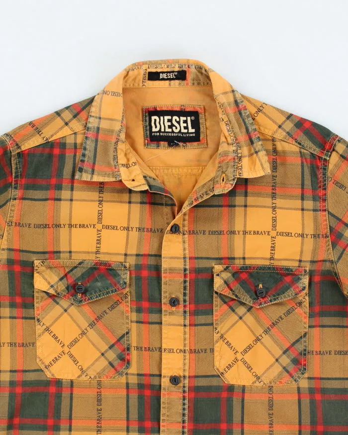 Vintage Y2K Diesel Only the Brave Button Up Shirt - M sold by Rokit product image thumbnail 3